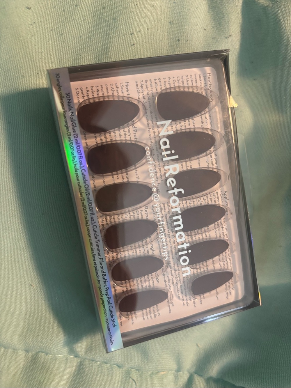 Nail Reformation Press-On Nails in Dark chocolate